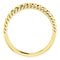 Rope Trim and Flat Granulated Bead Twin Stacking Ring, 14k Yellow Gold, Size 5.75