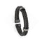 Men's Cobblestone Collection Black Titanium 13mm and Sterling Silver Cobblestone Cable Wire Cuff Bracelet, 7"