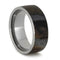 Petrified Wood 8mm Comfort-Fit Titanium Wedding Band