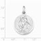 Sterling Silver St. Christopher Medal (35X25MM)