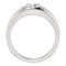 Men's Diamond Rhodium Plate 14k White Gold Band, Size 11 (.50 Cttw, GH Color, I1 Clarity)