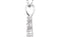 3-Stone Diamond Rhodium Plated 14k White Gold Pendant Necklace, 18"(1/6 Ctw, GH, I1)