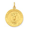 Sterling Silver and 24k Gold -plated Our Lady of Guadalupe Medal