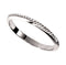 Design-Engraved Milgrain 2mm 14k White Gold Slim Profile Stacking Ring, Size 6