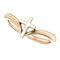 Petite Cross 14k Rose Gold Ring