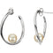 Freshwater Cultured Pearl Earrings, 7MM - 7.50 MM, Sterling Silver