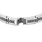 Men's Two-Tone, Antiquing Link Bracelet, Stainless Steel, 8.5?