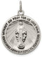 Sterling Silver Antiqued Miraculous Medal (29X22MM)