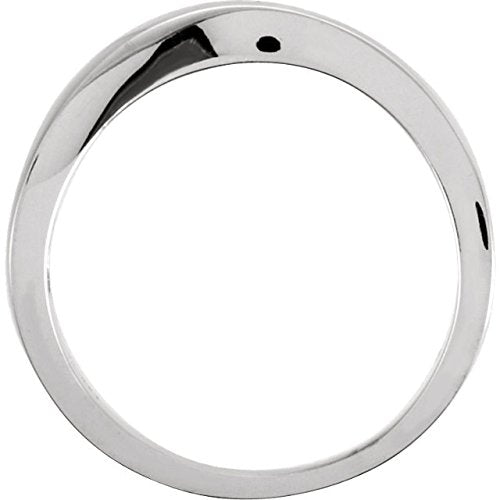 Sterling Silver Contemporary 3 mm Stackable Ring, Size 7