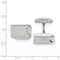 Stainless Steel Polished Rectangle Cuff Links, 19X12MM