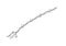 Petite Diamond Line Bracelet, Rhodium-Plated 14k White Gold, 7" (1 Cttw, GH Color, I1 Clarity)