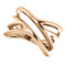 Negative Space Ring, 14k Rose Gold, Size 8