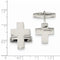 Sterling Silver Cross Cuff Links, 24.3X18.5MM