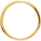 Granulated Raised Edge 2.75mm 14k Yellow Gold Band