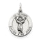 Sterling Silver Divino Nino Medal (Divine Infant Jesus) (23X18MM)