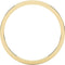 10k Yellow Gold 1mm Slim-Profile Flat Band