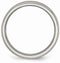 Titanium Satin Concave 6mm Comfort-Fit Band, Size 12.5