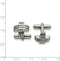 Stainless Steel Fancy X Cuff Links, 14X15MM