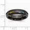 Black Titanium Rainbow Anodized 6mm Comfort-Fit Band, Size 6.5