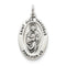 Sterling Silver Saint Jude Thaddeus Medal (32X18MM)