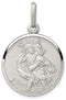 Sterling Silver St. Christopher Medal (35X25MM)