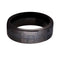 Men's Black Ceramic Barbed Wire 8mm Comfort-Fit Band