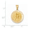 14k Yellow Gold St. John Baptist Medal Pendant (21X19MM)