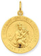 24k Gold-Plated Sterling Silver Our Lady of Guadalupe Medal