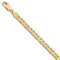 Men's Polished 14k Yellow Gold 6.00mm Concave Anchor Chain Bracelet, 8"