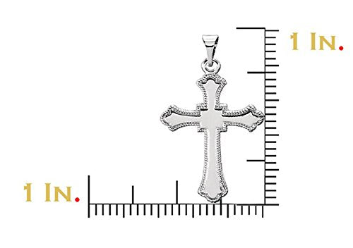 Boy's Platinum Natal Cross Pendant