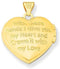 14k Yellow Gold Claddagh Diamond Heart Locket