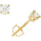 Ave 369 14k Yellow Gold Diamond Stud Earrings (GH Color, I1 Clarity)