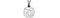 Diamond Circle Filigree Sterling Silver Pendant Necklace, 18" (1/16 Cttw)