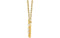 Diamond Square Bar Pendant Necklace in 14k Yellow Gold, 18" (1/6 Cttw)