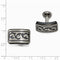 Tribal Collection Brushed Grey, Black Titanium Thorn Cuff Links