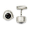 Stainless Steel Functional Compass Round Cuff Links, 12MM