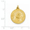 14k Yellow Gold Jesus Medal Pendant (28X21MM)