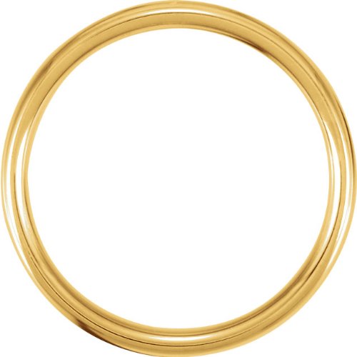 14k Yellow Gold 4.5mm Euro-Style Light Comfort-Fit Band