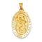 18k Yellow Gold St. Christopher Medal Pendant (38X20MM)