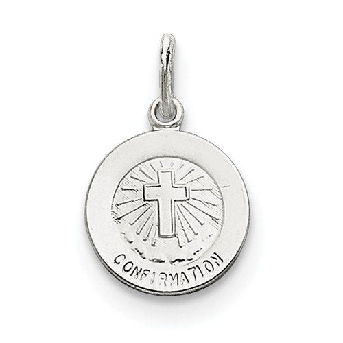 Sterling Silver Confirmation Medal (14X12MM)