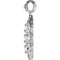 Diamond 3-Stone Pendant, Rhodium-Plated 14k White Gold (0.33 Ctw, G-H Color, I1 Clarity)