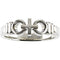 Men's 'Joined By Christ' Cross Ring, 7mm Rhodium-Plated 10k White Gold, Size 12