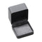 Stainless Steel Black IP-Plated Cubic Zirconia Square Cuff Links