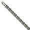 Men's Polished Stainless Steel 9mm Bracelet, 8.5"