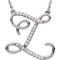 Diamond Initial 'Z' Sterling Silver Pendant Necklace, 16.00" (.125 Cttw, GH Color, I1 Clarity)