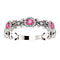 Pink Tourmaline and Diamond Vintage-Style Ring, Rhodium-Plated 14k White Gold (0.03 Ctw, G-H Color, I1 Clarity)