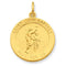 24k Gold-Plated Sterling Silver St. John Baptist Medal