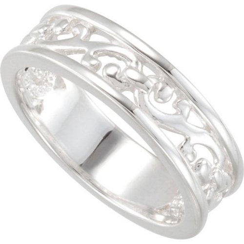 Filigree Stackable Band, Size 6 to 7