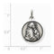 Sterling Silver Antiqued Madonna And Child Medal (26X16MM)