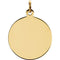 14k Yellow Gold Round St. Peregrine Medal (15MM)